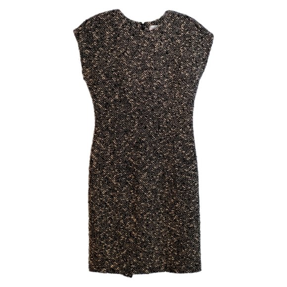 Worth Dress - Black and White Knit Sweater Style Wood Blend Dress - Size 6 - Picture 5 of 5